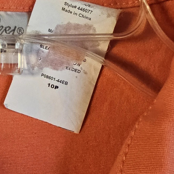 Bend Over Stretch Denim Jacket Sz 10P - Picture 7 of 10